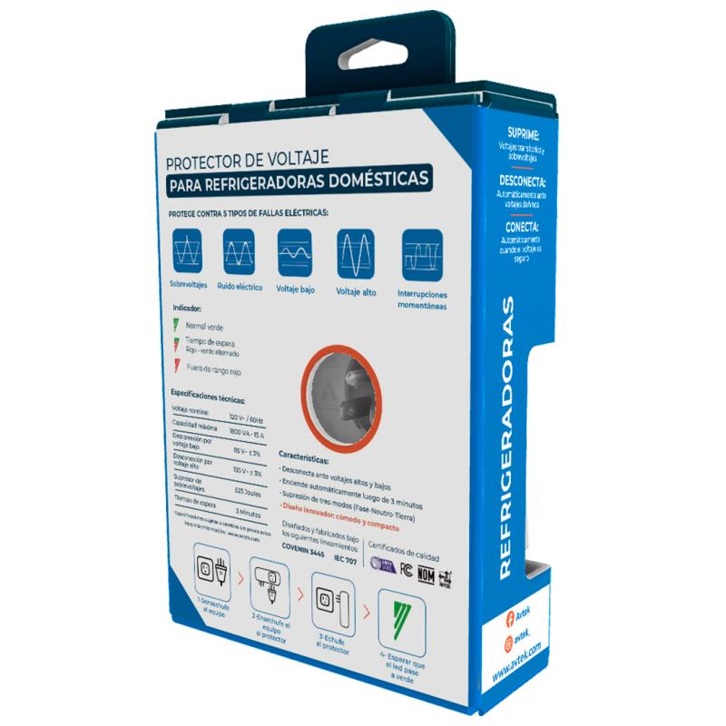 PROTECTOR DE VOLTAJE PARA REFRIGERADORAS DOMÉSTICAS PTN1T51